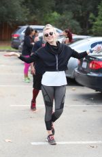 JULIANNE HOUGH Out Hiking in Studio City 02/11/2017