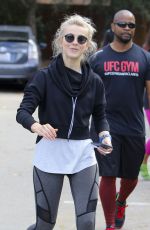 JULIANNE HOUGH Out Hiking in Studio City 02/11/2017