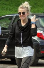 JULIANNE HOUGH Out Hiking in Studio City 02/11/2017