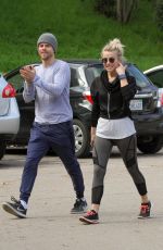 JULIANNE HOUGH Out Hiking in Studio City 02/11/2017