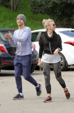 JULIANNE HOUGH Out Hiking in Studio City 02/11/2017