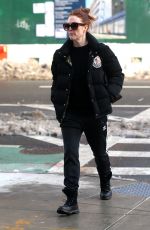 JULIANNE MOORE Out in  New York 02/11/2017