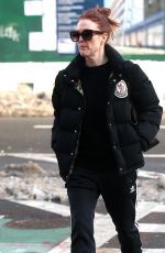 JULIANNE MOORE Out in  New York 02/11/2017