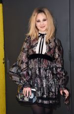 JUNO TEMPLE at Marc Jacobs show Fashion Show at New York Fashion Week 02/16/2017