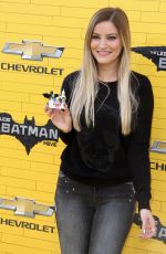 JUSTINE EZARIK at The Lego Batman Movie Premiere in Los Angeles 02/04/2017