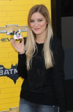 JUSTINE EZARIK at The Lego Batman Movie Premiere in Los Angeles 02/04/2017