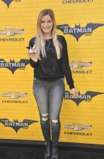 JUSTINE EZARIK at The Lego Batman Movie Premiere in Los Angeles 02/04/2017