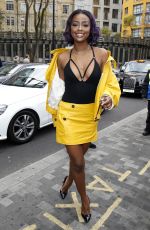 JUSTINE SKYE at Topshop Unique Show in London 02/19/2017