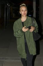 KALEY CUOCO Out for Dinner in Hollywood 02/02/2017