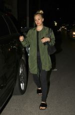 KALEY CUOCO Out for Dinner in Hollywood 02/02/2017
