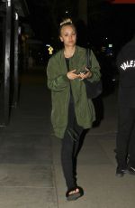 KALEY CUOCO Out for Dinner in Hollywood 02/02/2017