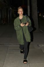 KALEY CUOCO Out for Dinner in Hollywood 02/02/2017