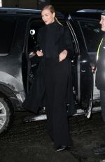 KARLIE KLOSS Arrives at Calvin Klein Fashion Show in New York 02/10/2017