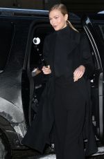 KARLIE KLOSS Arrives at Calvin Klein Fashion Show in New York 02/10/2017