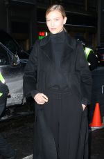 KARLIE KLOSS Arrives at Calvin Klein Fashion Show in New York 02/10/2017