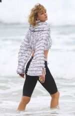 KARLIE KLOSS on the Set of a Photoshoot at Bondi Beach in Sydney 02/02/2017