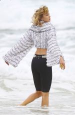 KARLIE KLOSS on the Set of a Photoshoot at Bondi Beach in Sydney 02/02/2017