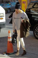 KARLIE KLOSS Out and About in New York 02/06/2017