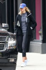 KARLIE KLOSS Out and About in New York 02/16/2017
