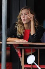 KARLIE KLOSS Out in Gustavia in St. Barths 02/13/2017
