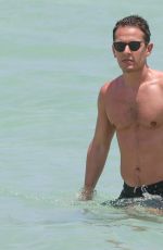 KAROLINA KURKOVA in Bikini on the Beach in Miami 02/19/2017