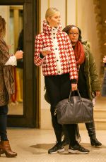 KAROLINA KURKOVA Leaves Christian Siriano Fashion Show in New York 02/11/2017
