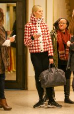 KAROLINA KURKOVA Leaves Christian Siriano Fashion Show in New York 02/11/2017