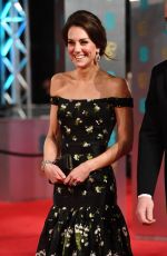 KATE MIDDLETON at Bafta 2017 Awards in London 02/12/2017