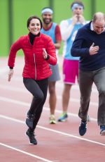 KATE MIDDLETON at London Marathon Training Day in London 02/05/2017