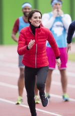 KATE MIDDLETON at London Marathon Training Day in London 02/05/2017