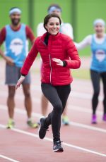 KATE MIDDLETON at London Marathon Training Day in London 02/05/2017