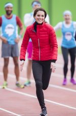 KATE MIDDLETON at London Marathon Training Day in London 02/05/2017