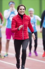 KATE MIDDLETON at London Marathon Training Day in London 02/05/2017