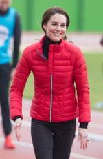 KATE MIDDLETON at London Marathon Training Day in London 02/05/2017