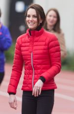 KATE MIDDLETON at London Marathon Training Day in London 02/05/2017