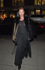 KATE MOSS Night Out in London 02/21/2017