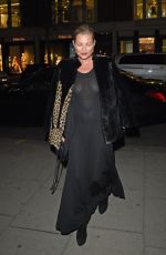 KATE MOSS Night Out in London 02/21/2017