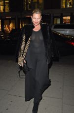 KATE MOSS Night Out in London 02/21/2017