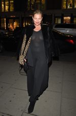 KATE MOSS Night Out in London 02/21/2017