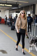 KATE UPTON at LAX Airport in Los Angeles 02/02/2017