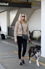 KATE UPTON at LAX Airport in Los Angeles 02/02/2017