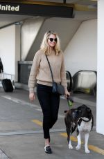 KATE UPTON at LAX Airport in Los Angeles 02/02/2017