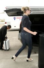 KATE UPTON at Los Angeles International Airport 02/10/2017