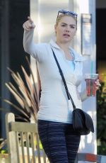KATE UPTON in Leggings Out in Los Angeles 02/15/2017