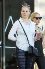 KATE UPTON in Leggings Out in Los Angeles 02/15/2017