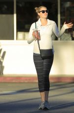 KATE UPTON in Leggings Out in Los Angeles 02/15/2017