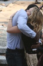 KATE WINSLET on the Set of 