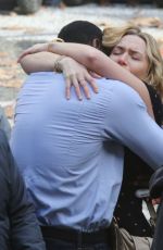 KATE WINSLET on the Set of 