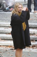 KATE WINSLET on the Set of 