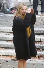 KATE WINSLET on the Set of 